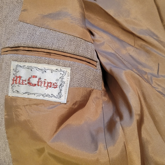 Mr. Chips Vintage Two Button Brown Blazer Size 18 - Picture 11 of 11